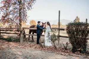 Matrimonio de Pamela y Carlos en Casa Parque Loreto, Calera de Tango